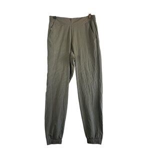 ATHLETA Brooklyn Textured Jogger Olive Grey Athleisure Activewear Size 6